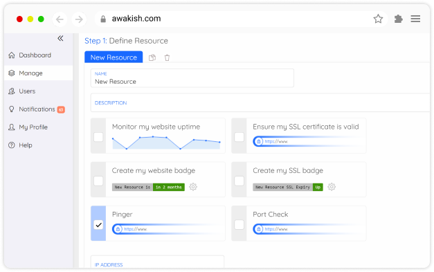 IP Address monitoring